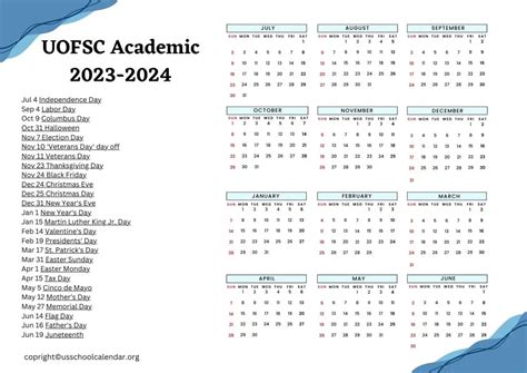 uofsc move in day 2023|university of south carolina calendar 2023 24.